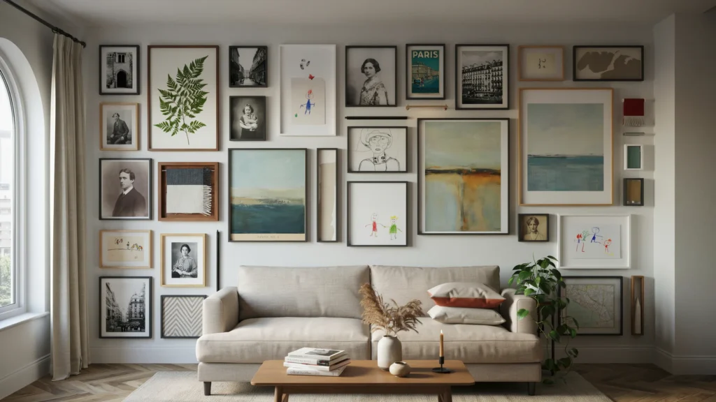 Use a Gallery Wall for Personality