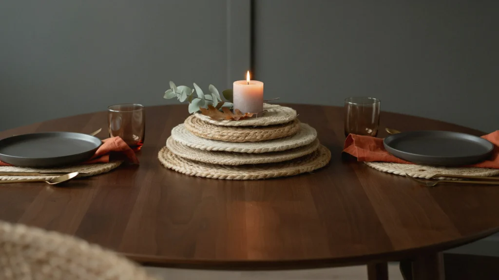 Use a Stack of Round Placemats