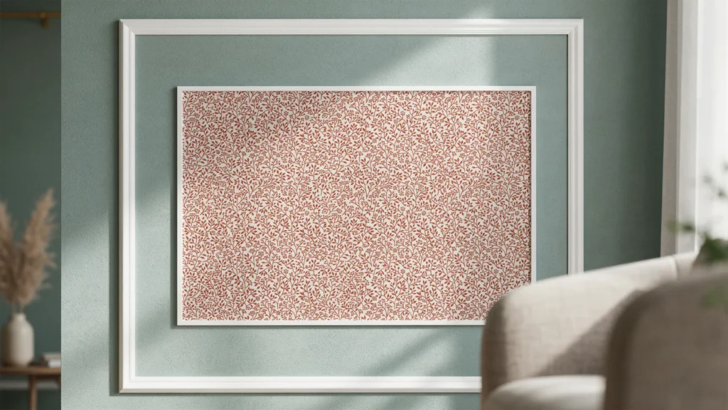 What is picture frame molding and why wallpaper inside it