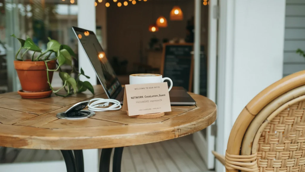 Add Charging Stations and Free Wi-Fi