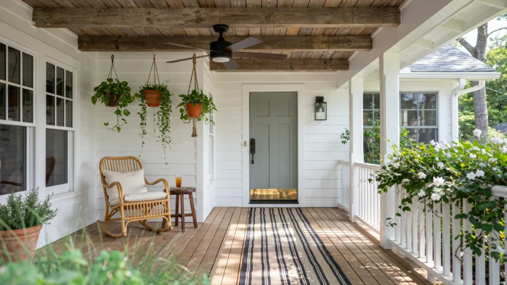 Add a Ceiling Fan for Covered Porches