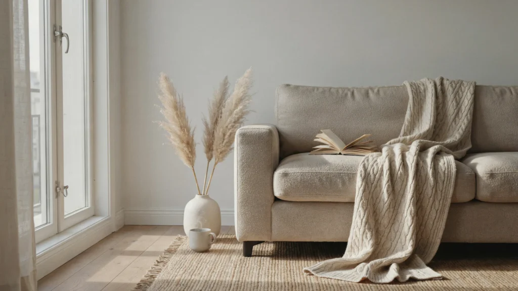 Chunky Knit Corner Drape