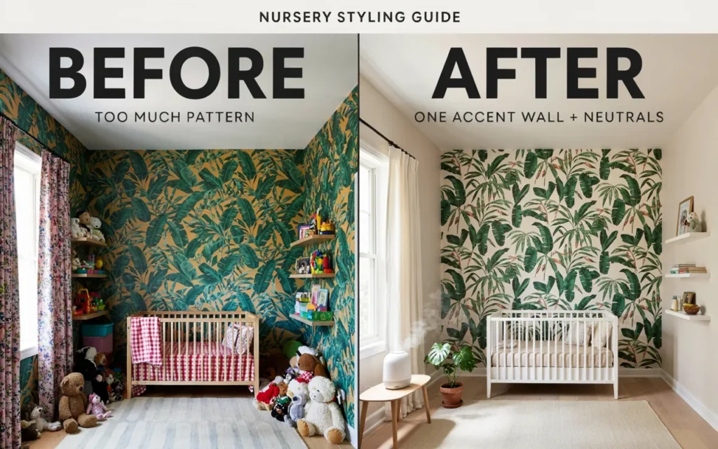 Common Nursery Wallpaper Mistakes