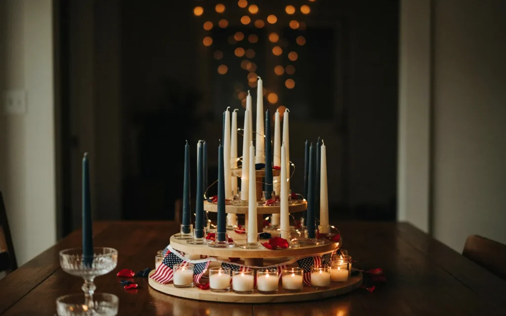 Cozy Evening Candlelit Display