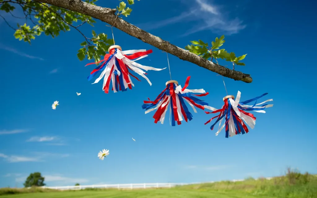 DIY Firework-Themed Wind Socks
