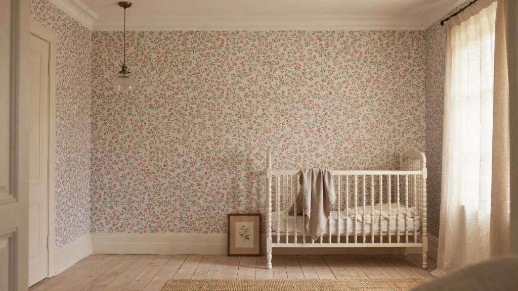 Delicate Floral Trellis Pattern