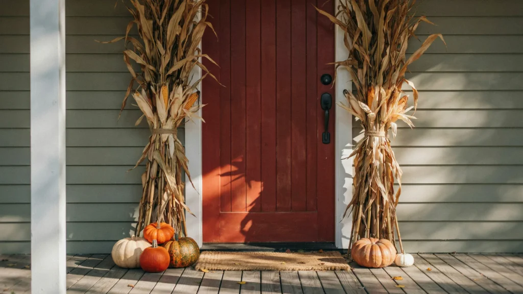 Dried Corn Stalks