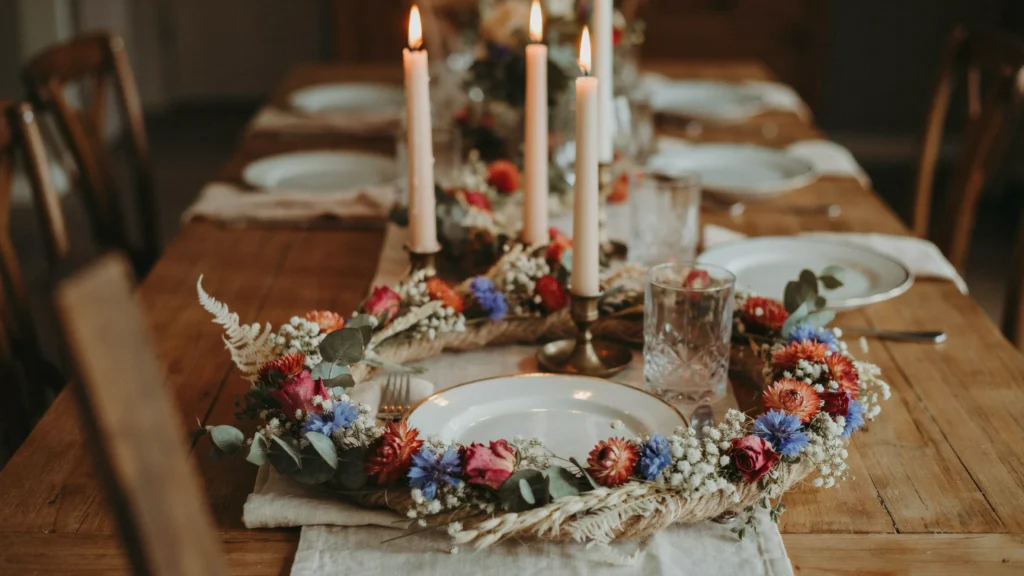 Dried Flower and Wildflower Garland