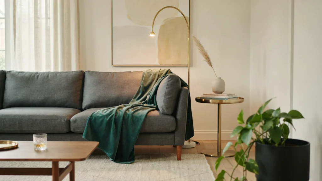 Emerald Green Statement Throw