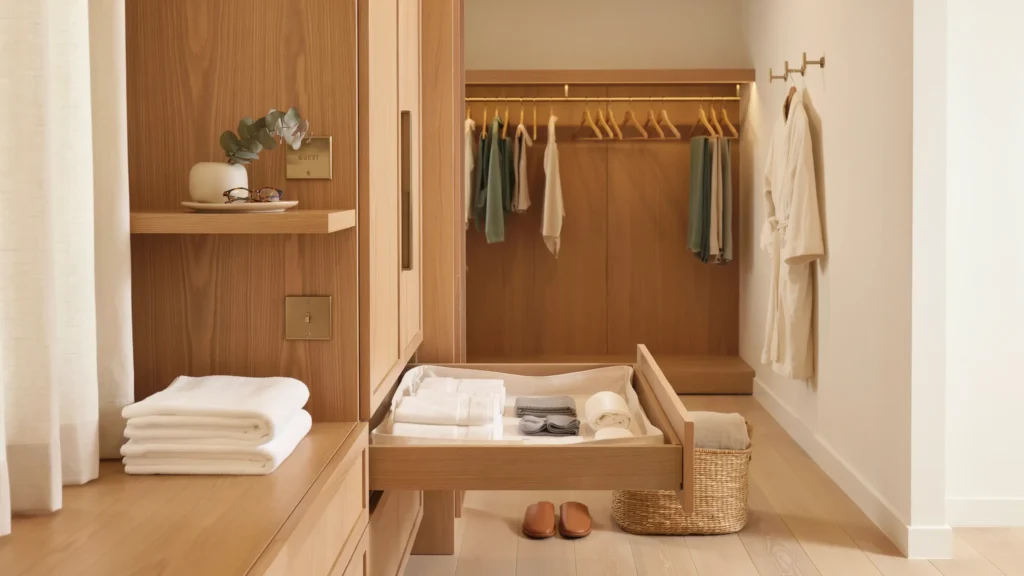 Empty Drawer and Closet Space