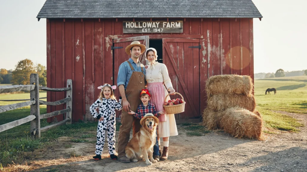 Farmers and Barnyard Animals