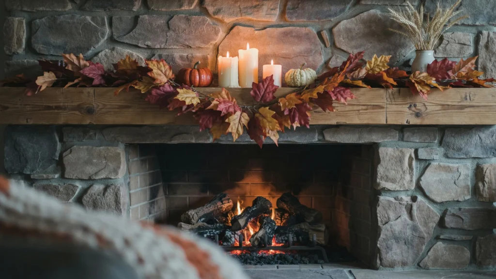 Faux Fall Leaf Garlands