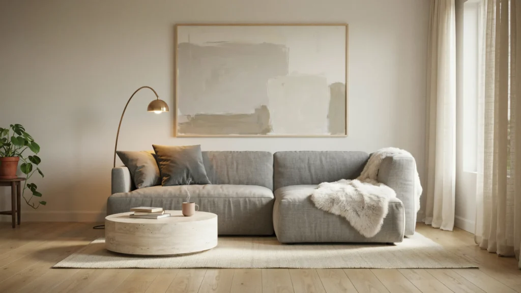 Faux Fur Modern Accent