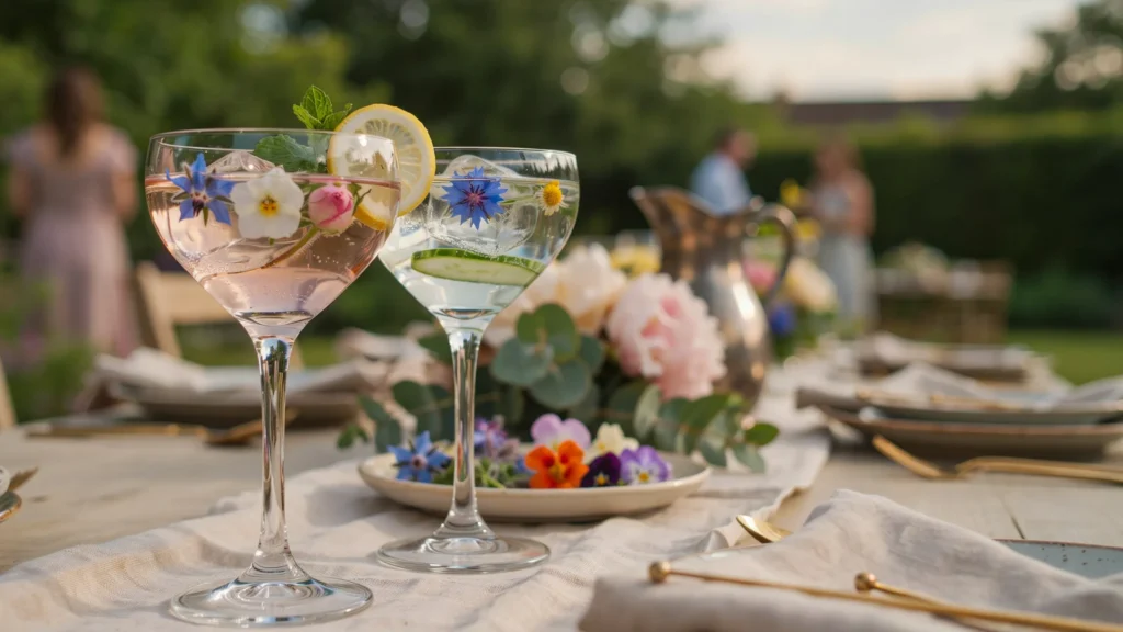 Freeze Edible Flowers Into Ice Cubes