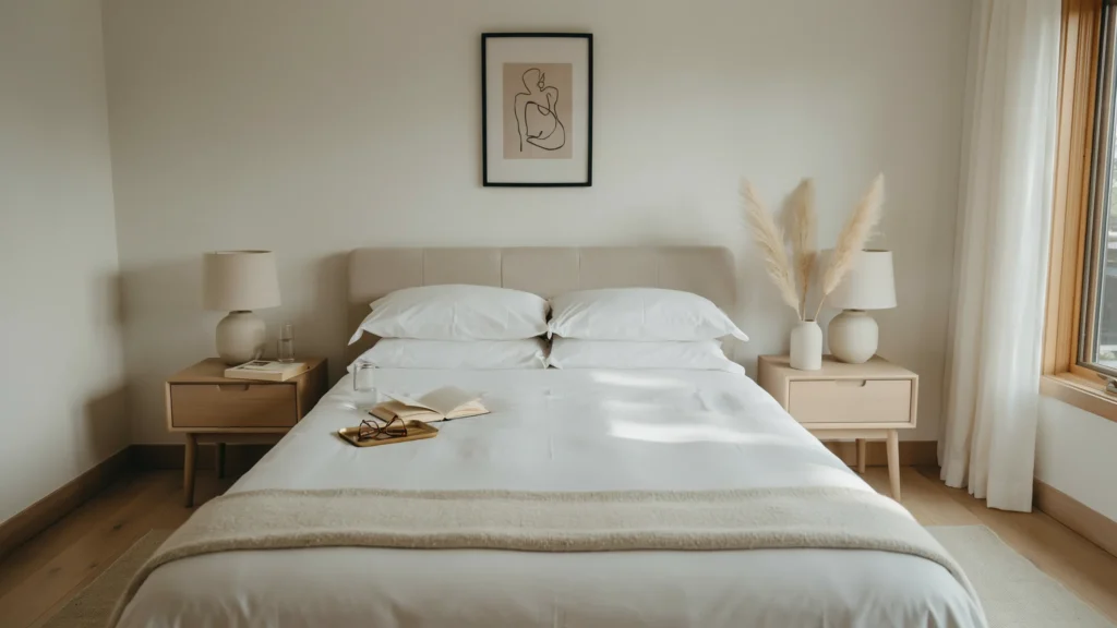 Hotel-Inspired Layered Bedding