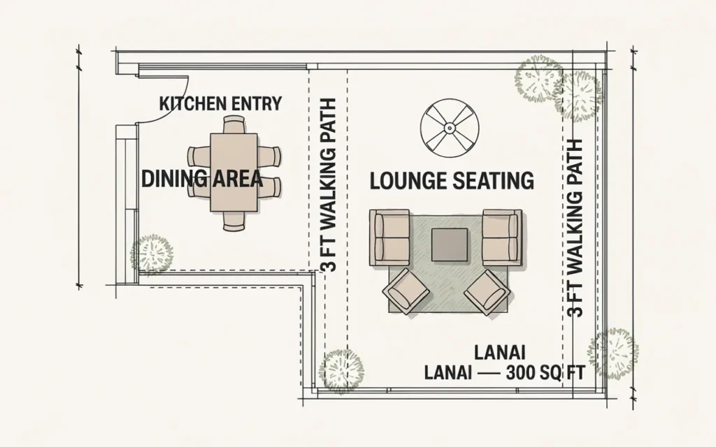 How to Choose the Right Lanai Size and Layout for Entertaining