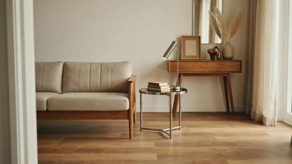 How to Style Chrome and Wood Together