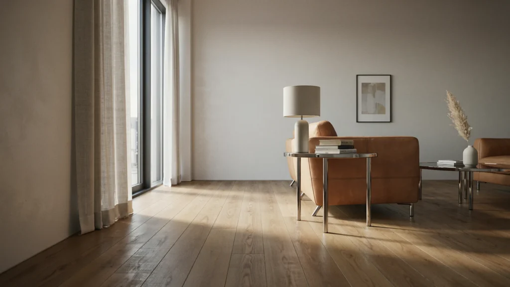 How to Style a Chrome Side Table in a Minimalist Interior