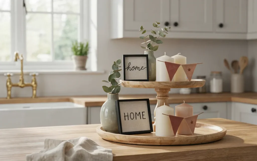 How to Style a Tiered Tray Step by Step