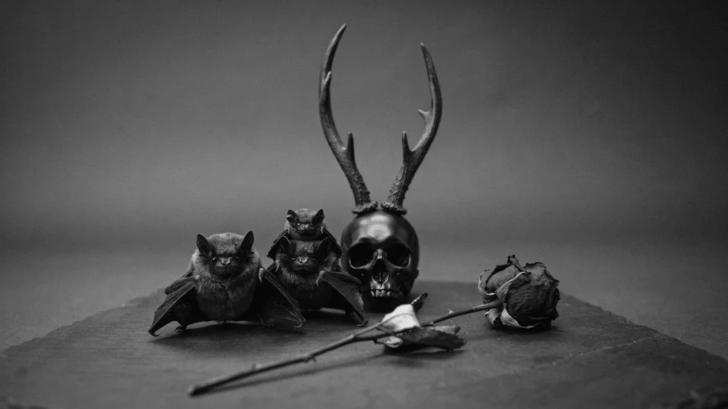 Layer Bats, Skulls, and Antlers Together