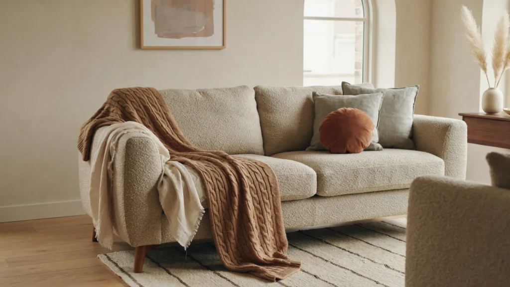 Layered Blanket and Pillow Styling