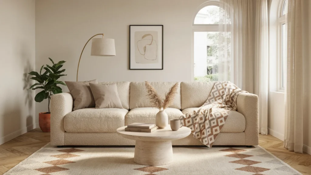 Layered Rug and Throw Match