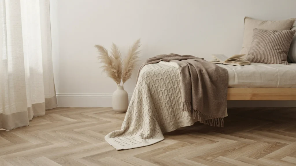 Layered Textures on Daybed