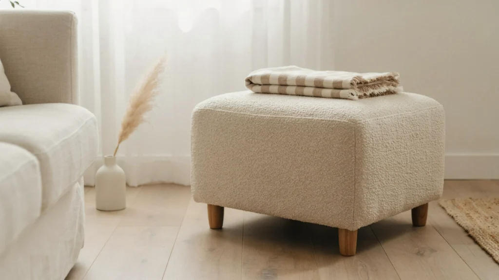Ottoman Throw Styling