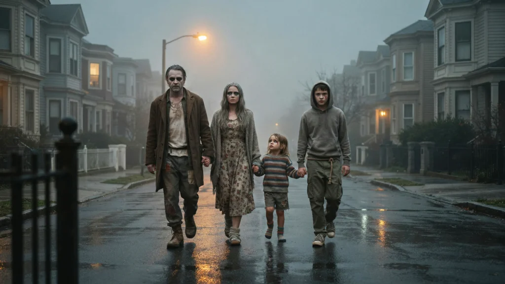 Rotting Zombie Family