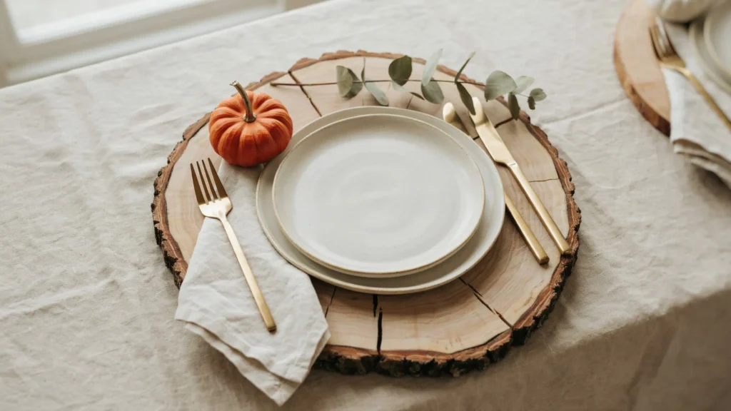 Rustic Wood Slice Coasters or Chargers