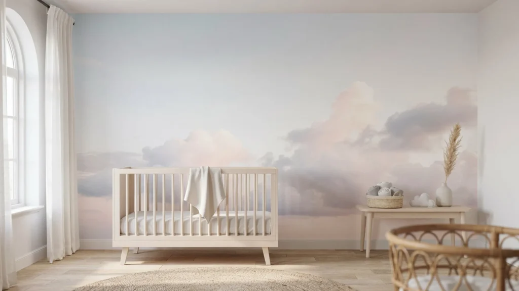 Sky and Cloud Mural Wallpaper