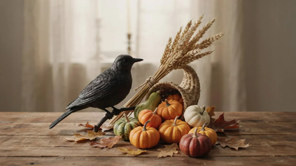 Small Decorative Crows or Blackbirds
