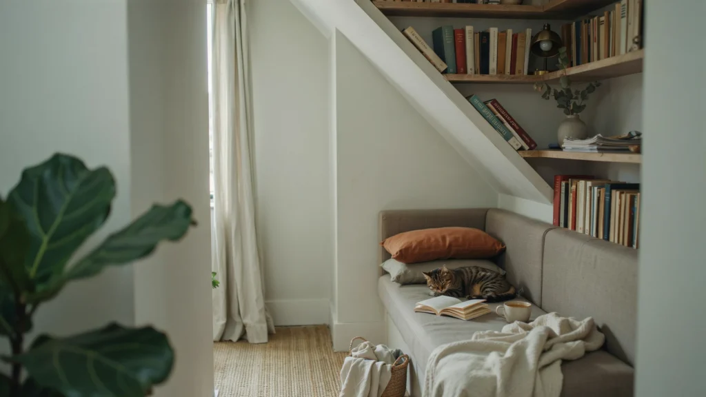 Under-the-Stairs Reading Nook