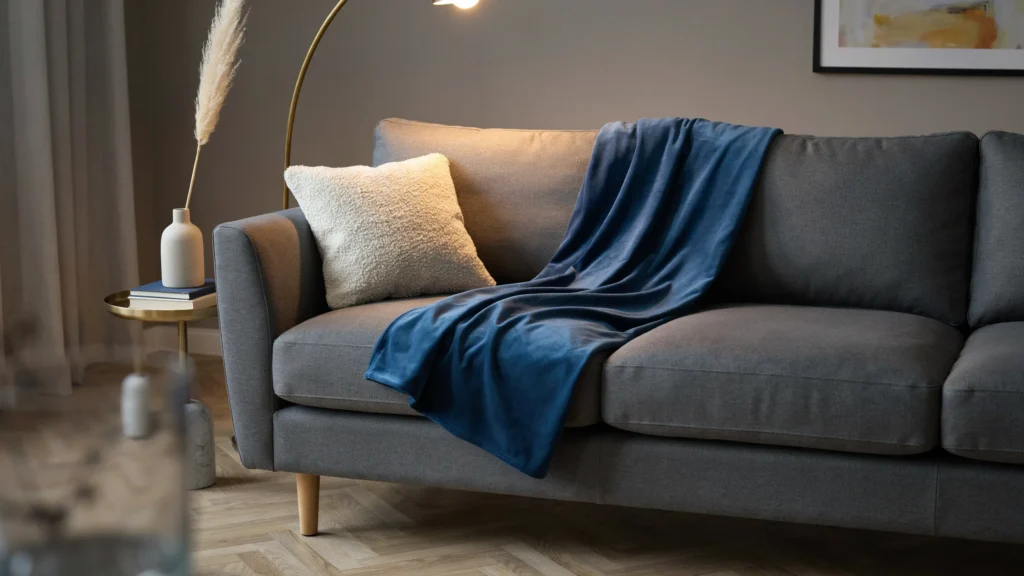 Velvet Jewel Tone Throw