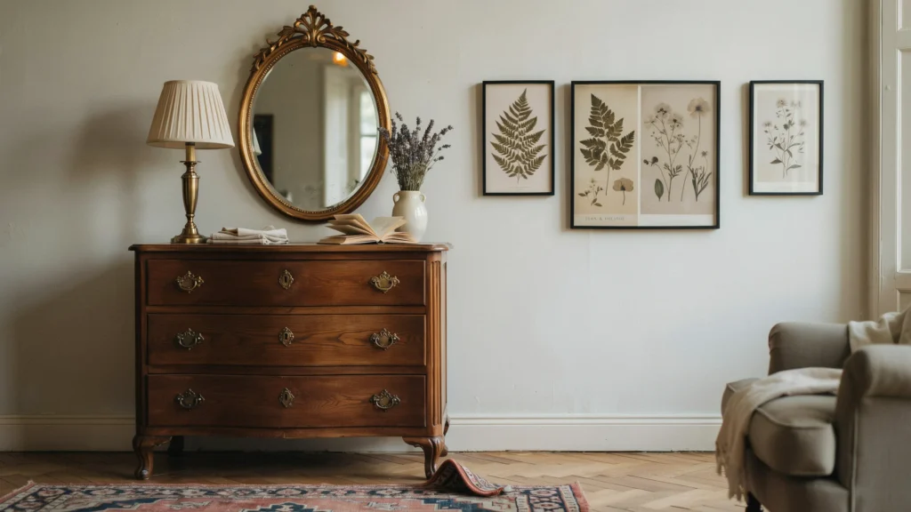 Vintage Furnishings for Timeless Character