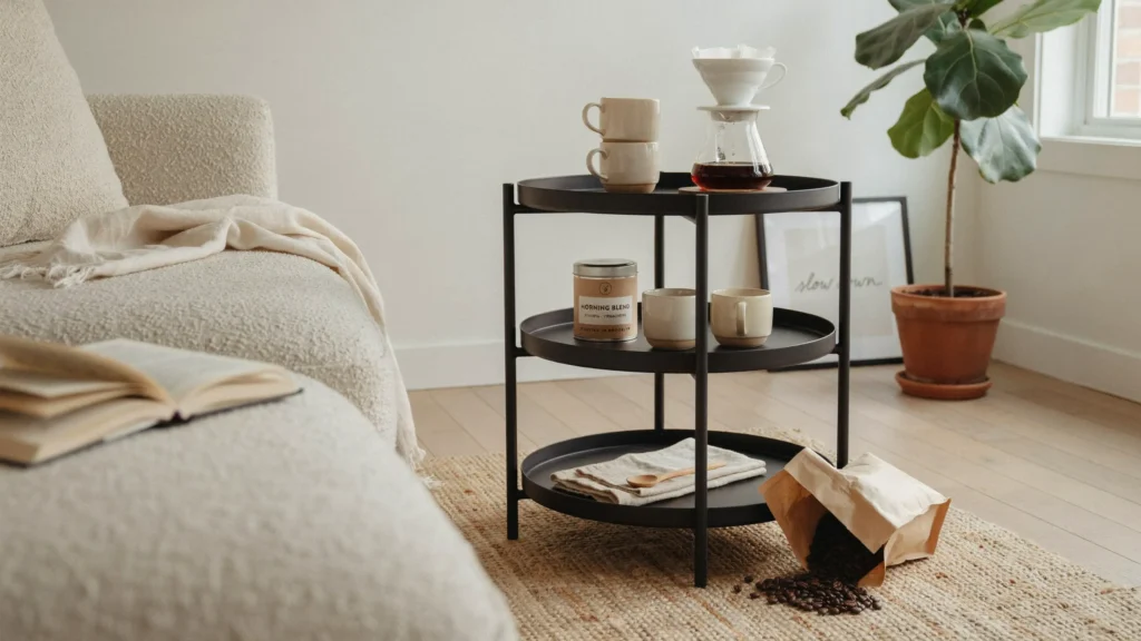 10. Compact End Table Bar