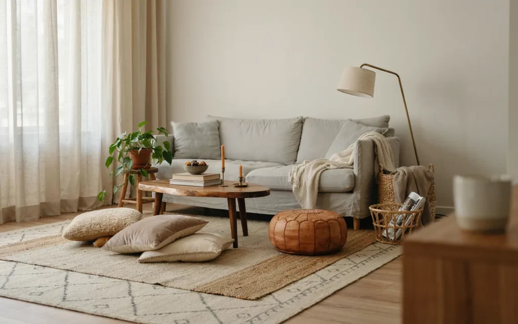 10. Create A Relaxed Floor Seating Area