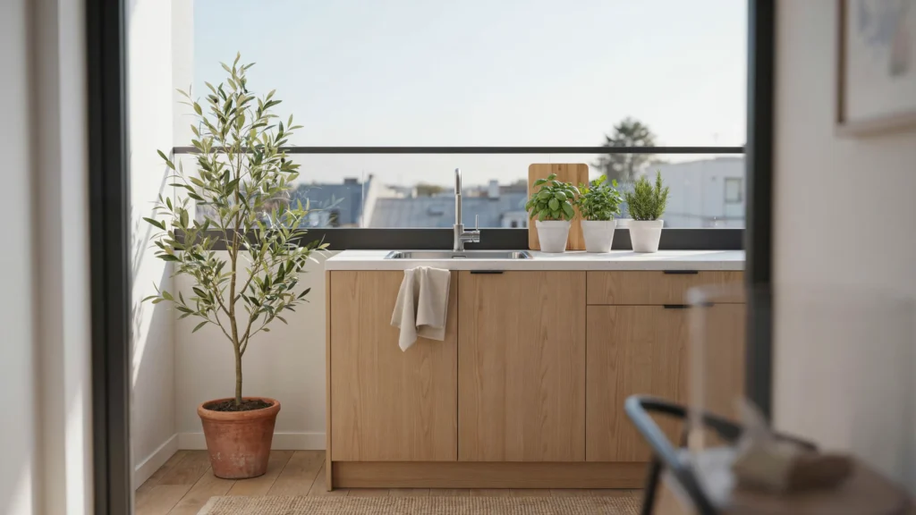 11. Install a Compact Sink Area