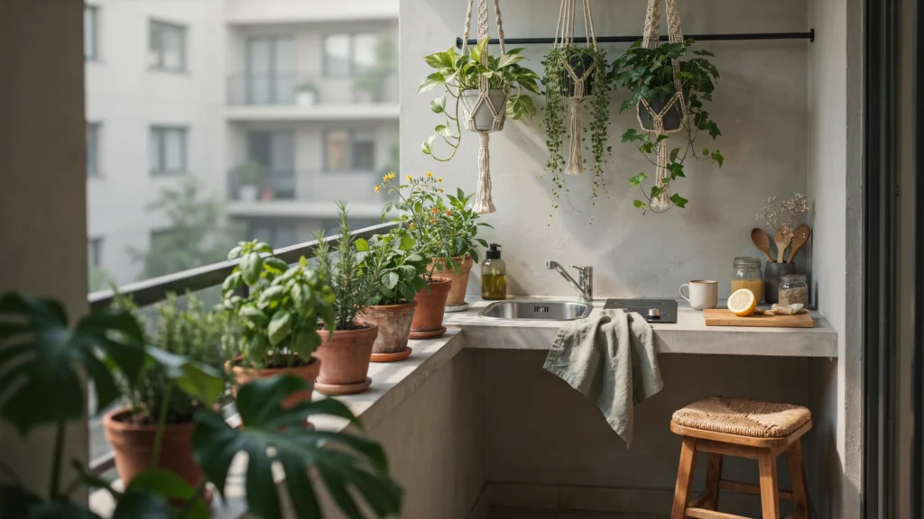 12. Make the Kitchenette a Green Nook