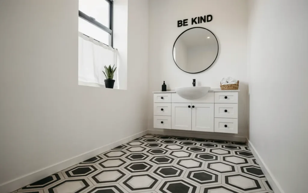 12. Try a Bold Black-and-White Theme for Bigger Kids