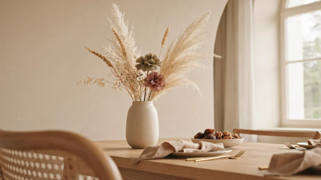 12. Use Dried Flowers for a Longer-Lasting Display