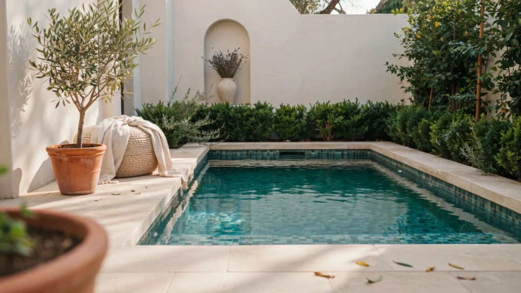 13. Give a Small Pool a Colorful Tile Interior