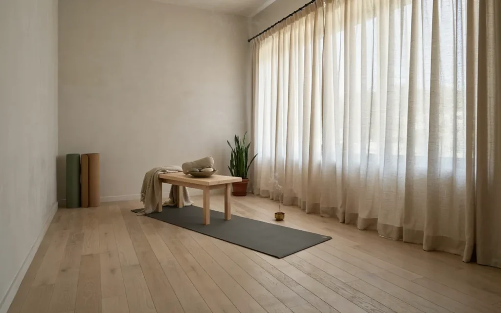 14. Design a Dedicated Yoga Room