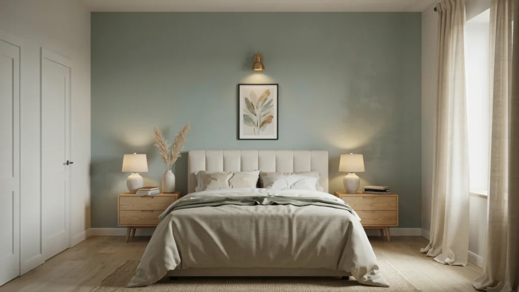 15. Create a Calm Accent Wall