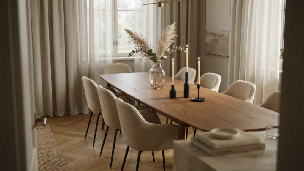 16. Mix Traditional and Modern Pieces