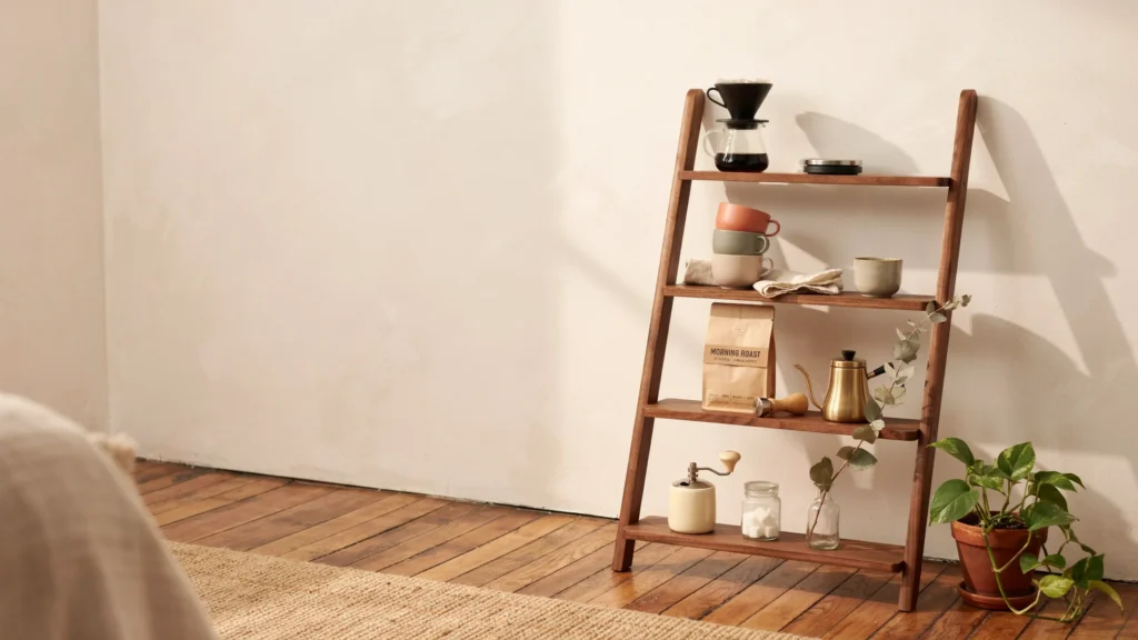16. Vertical Ladder Shelf