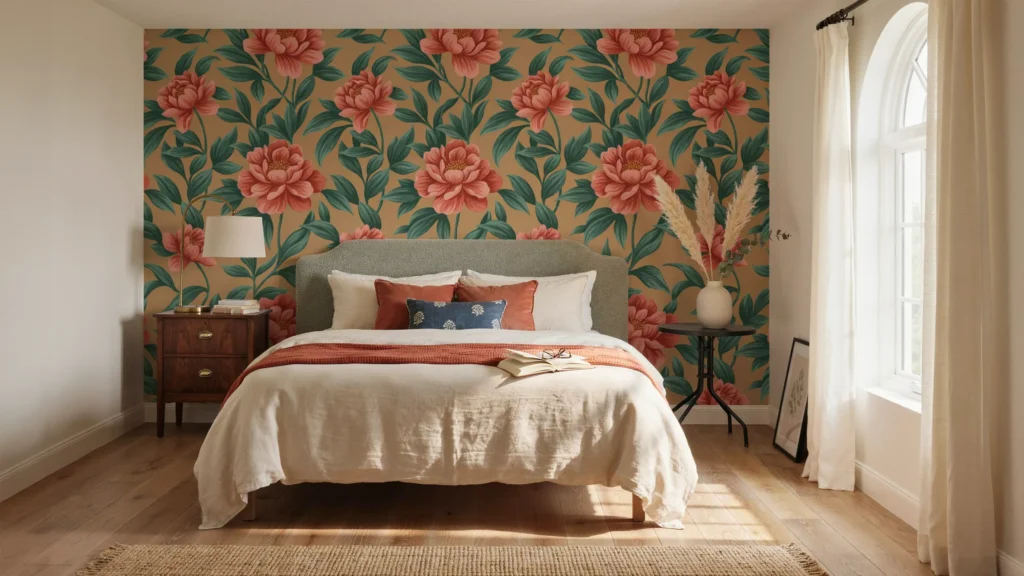 18. Go Bold with Wallpaper or Pattern