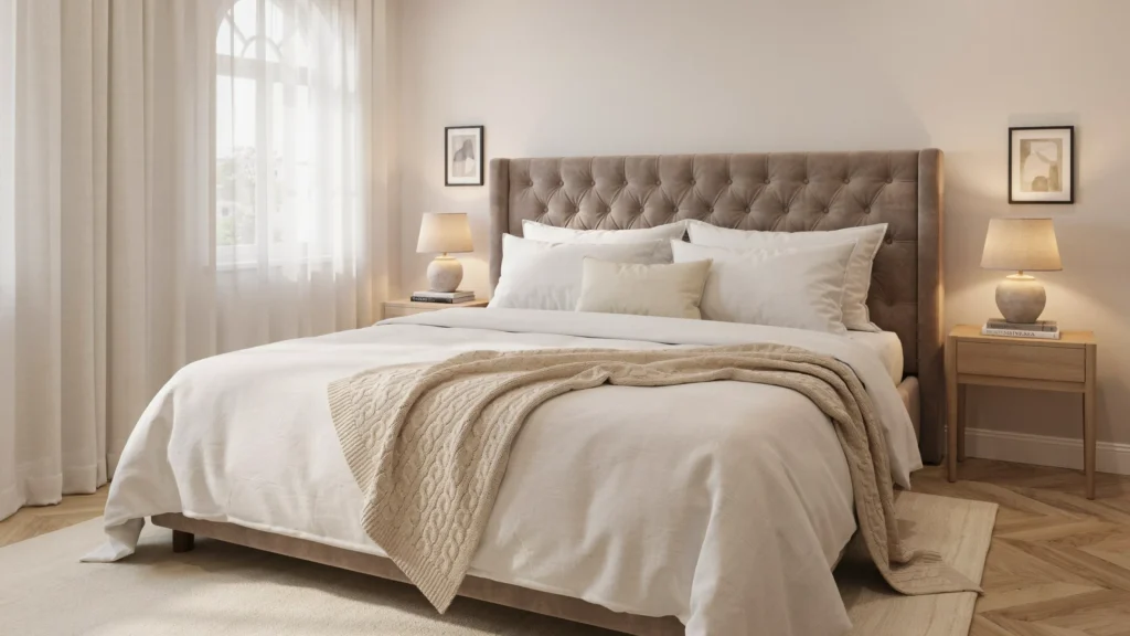 2. Invest in High-End Bedding and Linens