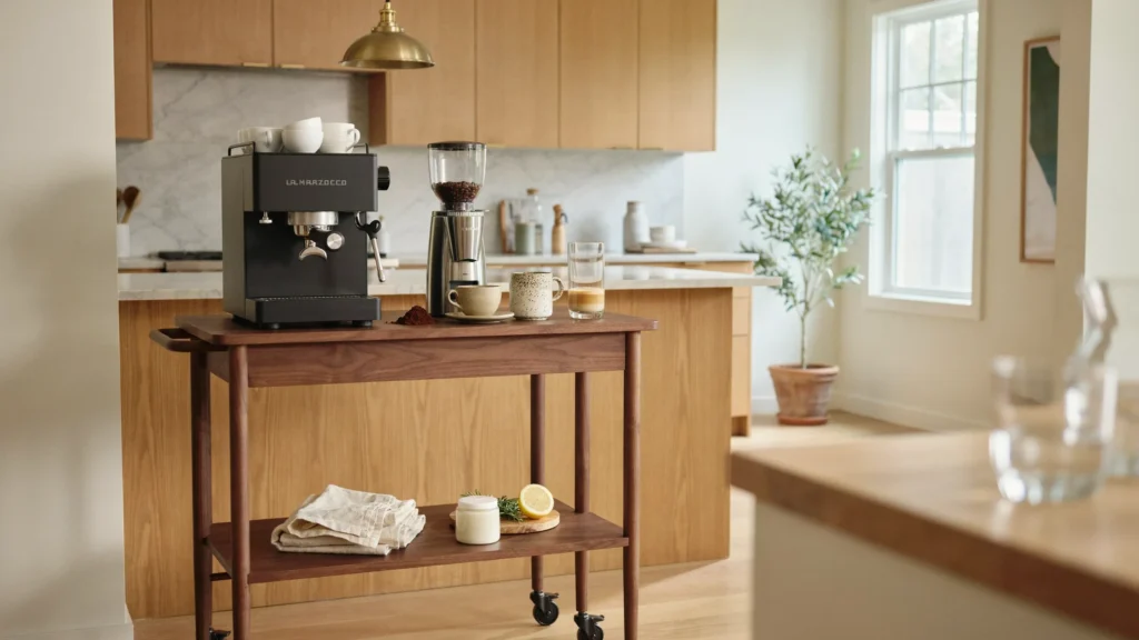 20 Coffee Cart Ideas for a Mobile Home Coffee Bar