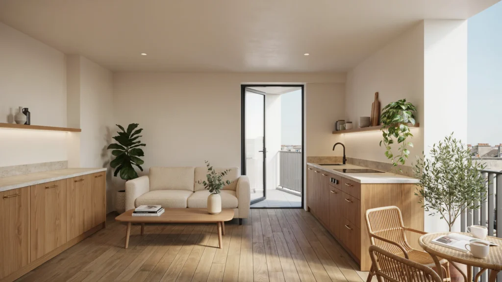 20. Connect the Balcony Kitchenette to Your Home